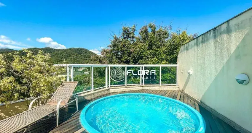 Cobertura com 2 dormitórios à venda, 140 m² por r$ 850.000,00 - itaipu - niterói/rj