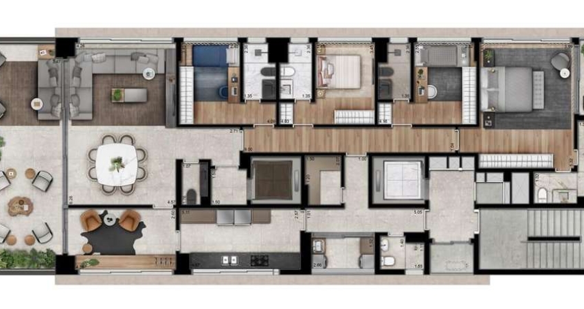 Apartamento para Venda em São Paulo, Jardim Paulista, 4 dormitórios, 4 suítes, 5 banheiros, 3 vagas
