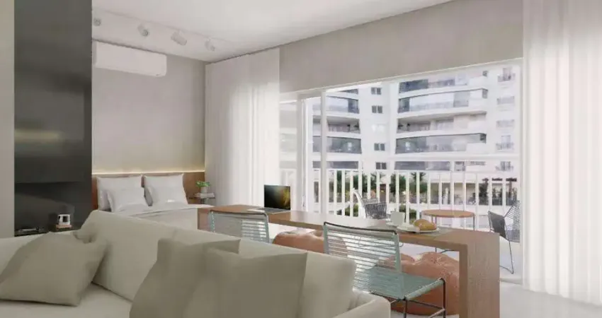 Apartamento para venda em santana de parnaíba, tamboré, 1 dormitório, 1 suíte, 1 banheiro, 1 vaga