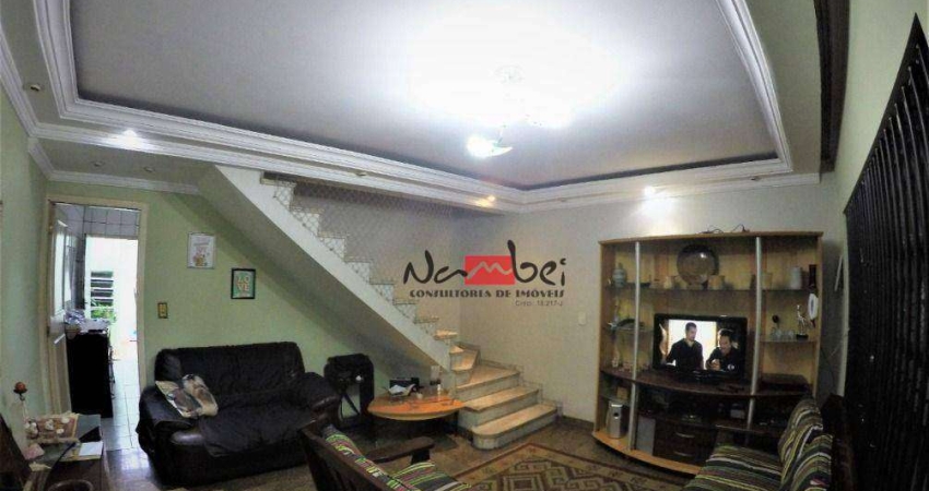 Sobrado com 3 Dormitórios à venda, 140 m² por R$ 580.000 - Tatuapé - São Paulo/SP
