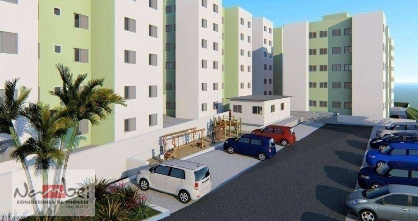 Apartamento Novo com 2 dormitórios à venda por R$ 168.000 - Jardim Dayse - Ferraz de Vasconcelos/SP
