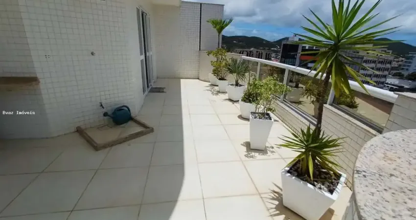 Cobertura para venda em cabo frio, passagem, 3 dormitórios, 2 suítes, 3 banheiros, 2 vagas