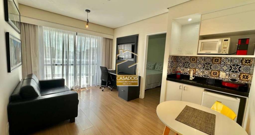 Flat com 1 quarto para alugar na Alameda dos Anapurus, 1661, Moema, São Paulo