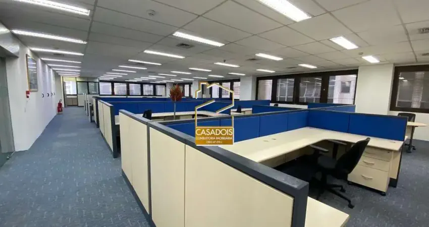 Conjunto Comercial meio andar para Locação com 40 Posiç&#245;es de Trabalho na Avenida Paulista - SP, próximo da Estação Trianon-MASP do Metrô