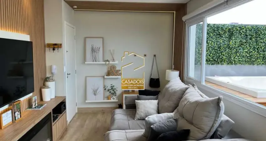 Apartamento de cobertura à venda com 2 quartos e 1 vaga no campo grande - sp,  próximo a av. nossa senhora do sabará