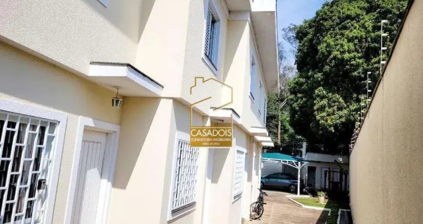 Sobrado à venda com 69m², 2 quartos e 1 vaga em condomínio fechado no campo grande, na avenida nossa senhora do sabará