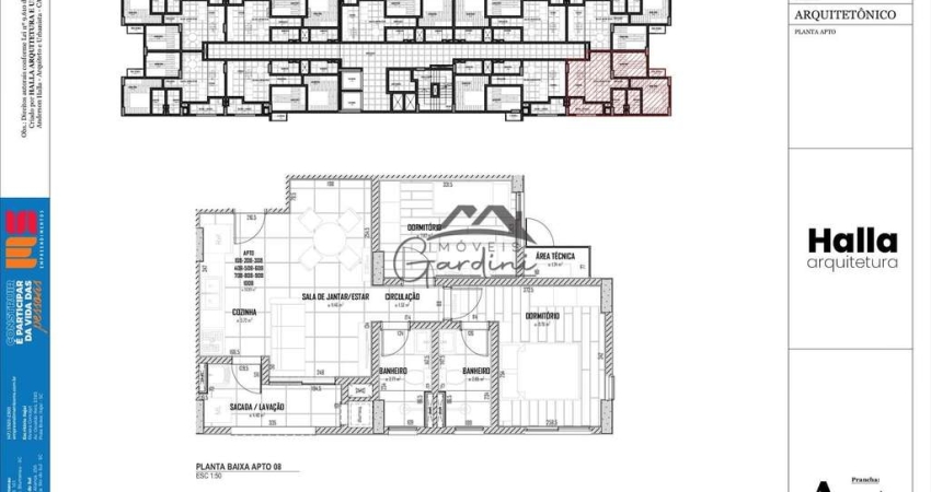 Apartamento com 2 quartos à venda na Avenida Mário Uriarte, 926, Cordeiros, Itajaí