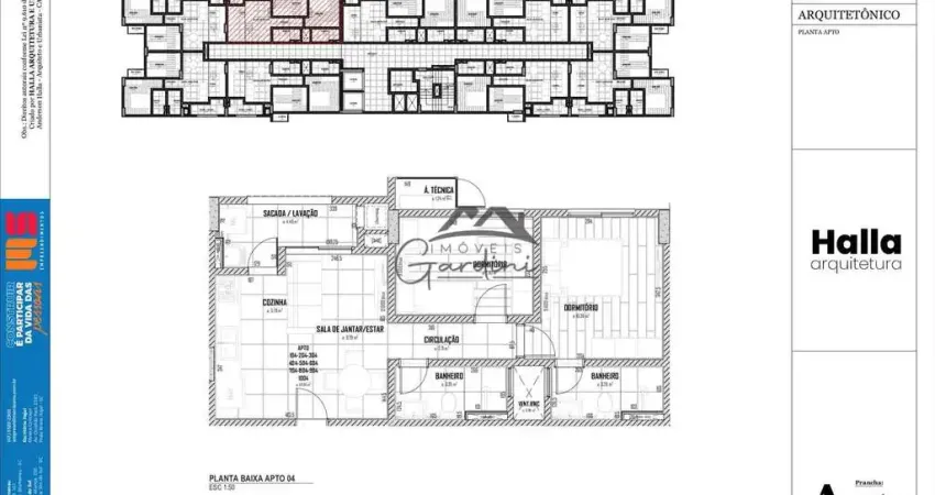 Apartamento com 2 quartos à venda na Avenida Mário Uriarte, 926, Cordeiros, Itajaí