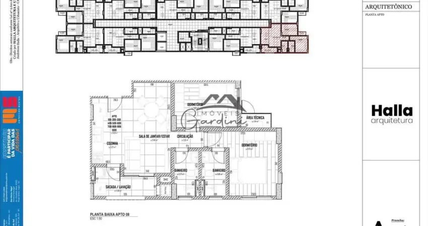 Apartamento com 2 quartos à venda na Avenida Mário Uriarte, 926, Cordeiros, Itajaí