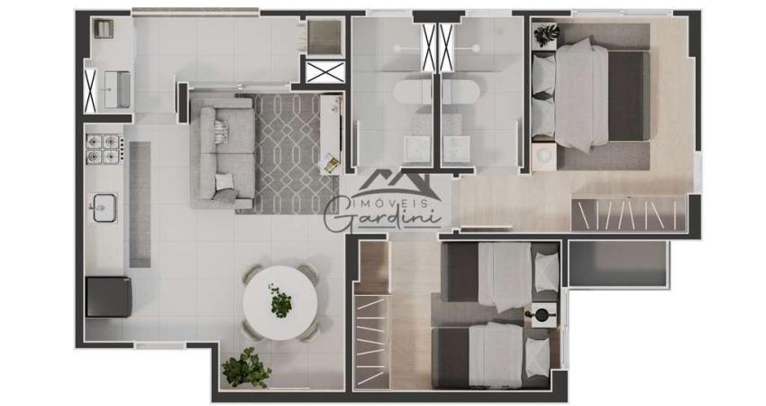 Apartamento com 2 quartos à venda na Avenida Mário Uriarte, 926, Cordeiros, Itajaí