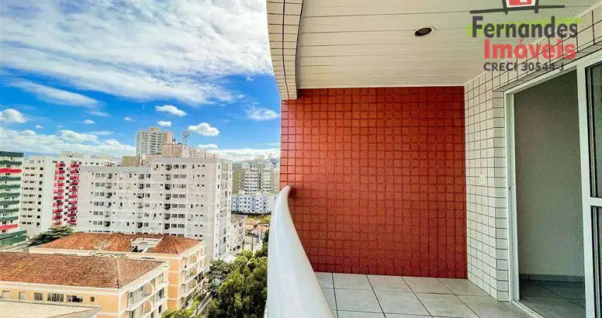 Apartamento com 3 dormitórios, sacada envidraçada à venda, 78 m² por r$ 590.000 - canto do forte - praia grande/sp