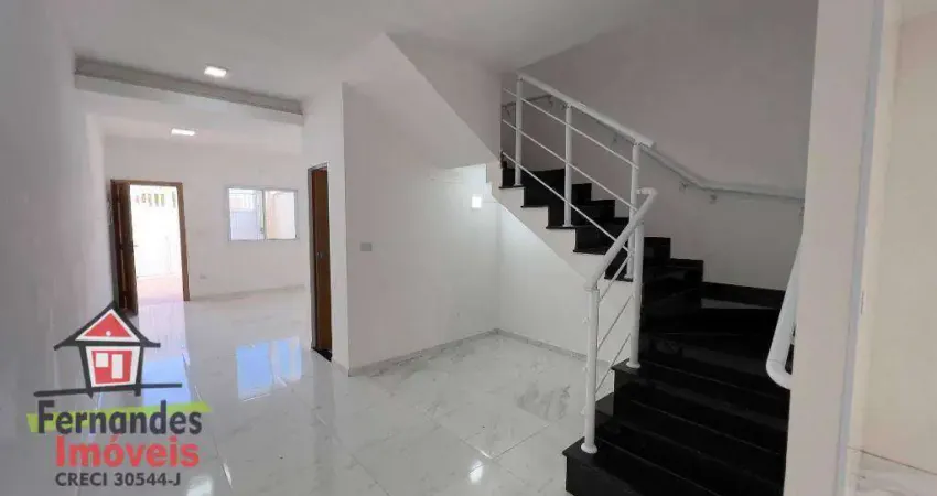 Sobrado com 2 dormitórios para alugar, 120 m² por R$ 2.900,00/mês - Jardim Imperador - Praia Grande/SP