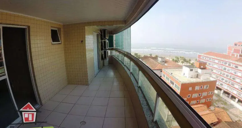 Apartamento vista mar 3 quartos sendo 2 suítes à venda por r$700.000 ocian 100 metros da praia.
