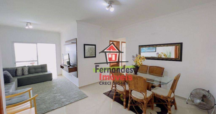 Apartamento vista livre com 3 quartos  à venda, 116 m² por R$ 900.000 - Vila Guilhermina - Praia Grande/SP