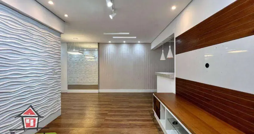 Apartamento semi mobiliado com 3 quartos perto da praia  à venda, 110 m² por R$ 848.000 - Vila Guilhermina - Praia Grande/SP