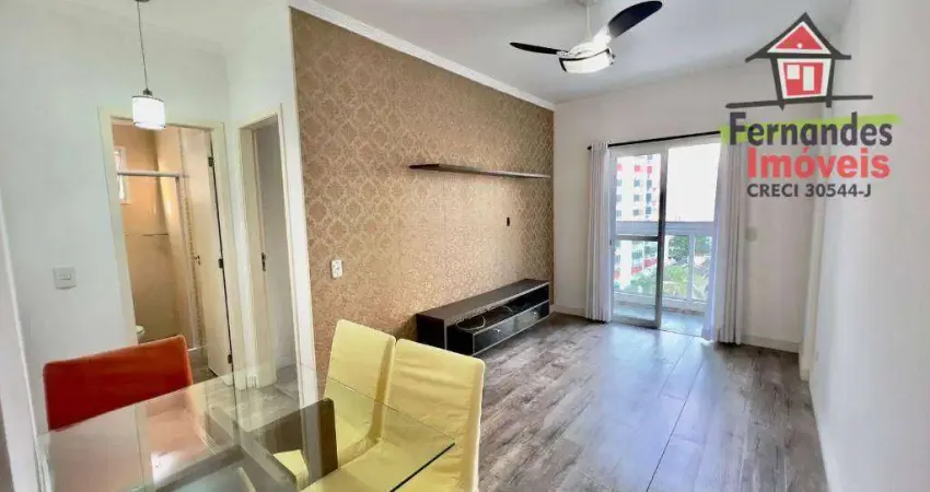 Apartamento com 1 dormitório lazer completo à venda, 47 m² por R$ 420.000 - Canto do Forte - Praia Grande/SP