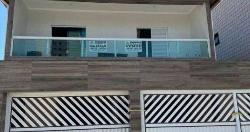 Casa com 3 dormitórios para alugar, 70 m² por R$ 3.200,00/mês - Vila Guilhermina - Praia Grande/SP