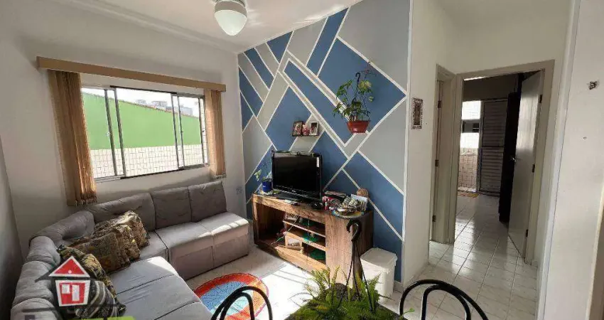 Apartamento porteira fechada no lado praia  com 1 dormitório à venda, 38 m² por R$ 238.000  Aviação Praia Grande SP.