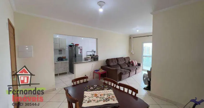 Apartamento no lado praia  com 3 quartos sendo 2 suítes à venda, 112 m² por r$ 680.000  ocian  praia grande sp