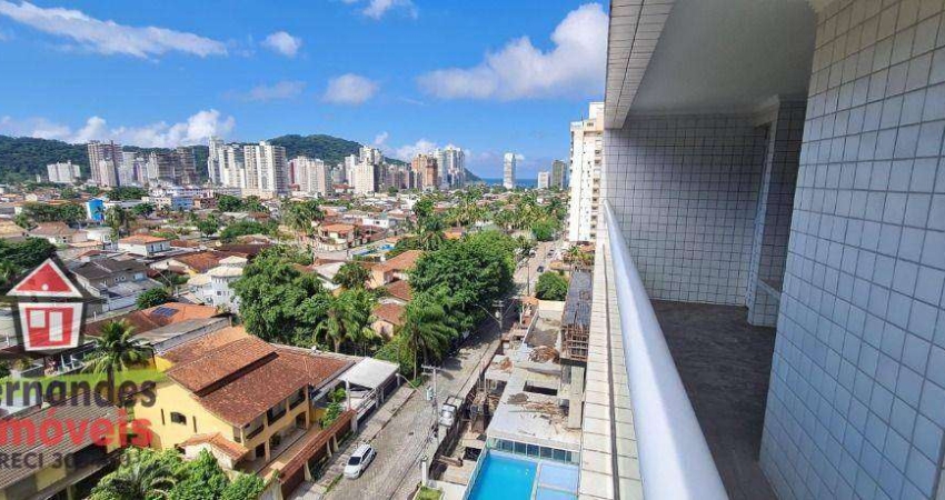 Apartamento chave na mão frente rua, parcelamento direto com 2 suítes e 2 vagas,  à venda, 81 m² por R$ 759.000  Canto do Forte  Praia Grande SP