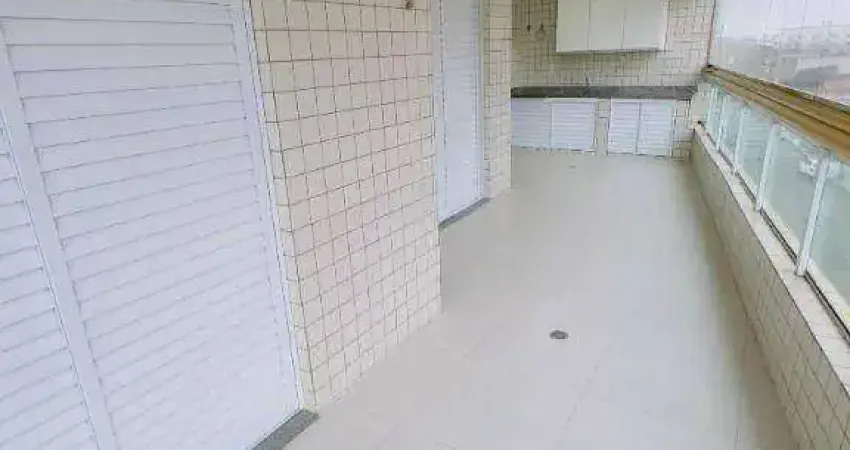 Apartamento com 3 dormitórios sendo 2 suítes para alugar definitivo pacote 132 m² por R$ 6.000/mês - Aviação - Praia Grande/SP