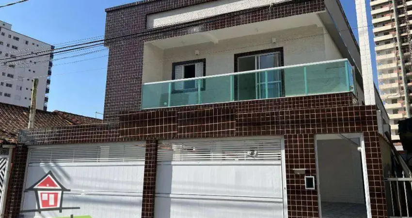 Casa condomínio com 2 dormitórios à venda, 59 m² por r$ 330.000   aviação  praia grande sp