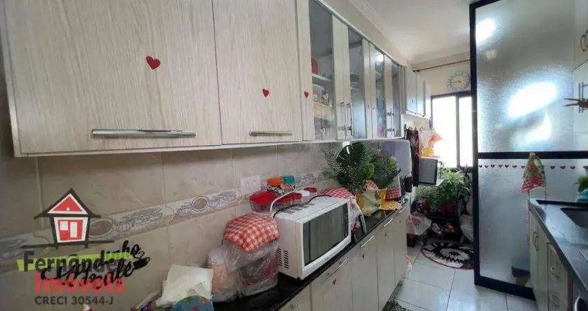 Apartamento 1 quarto, com elevador   à venda, 50 m² por r$ 320.000 - tupi - praia grande/sp