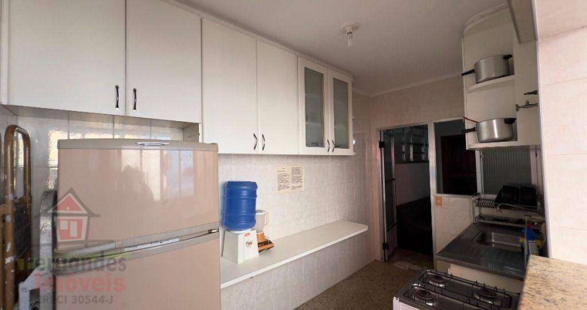 Apartamento para alugar, 78 m² por R$ 2.800,00/mês - Vila Guilhermina - Praia Grande/SP