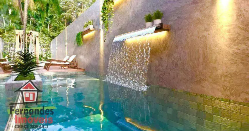 Casa de condomínio com 2 dormitórios à venda no parcelamento direto 43 m² por R$ 300.000  Aviação  Praia Grande SP