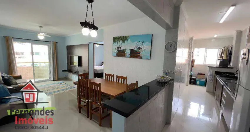 Apartamento mobiliado com 2 dormitórios 200 metros da praia para alugar definitivo pacote 71 m² por R$ 3.500 mês  Tupi  Praia Grande SP