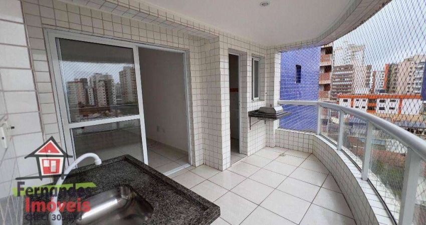 Apartamento novo com 2 dormitórios para alugar definitivo pacote 62 m² por R$ 2.800 mês  Aviação  300 metros da praia em Praia Grande SP