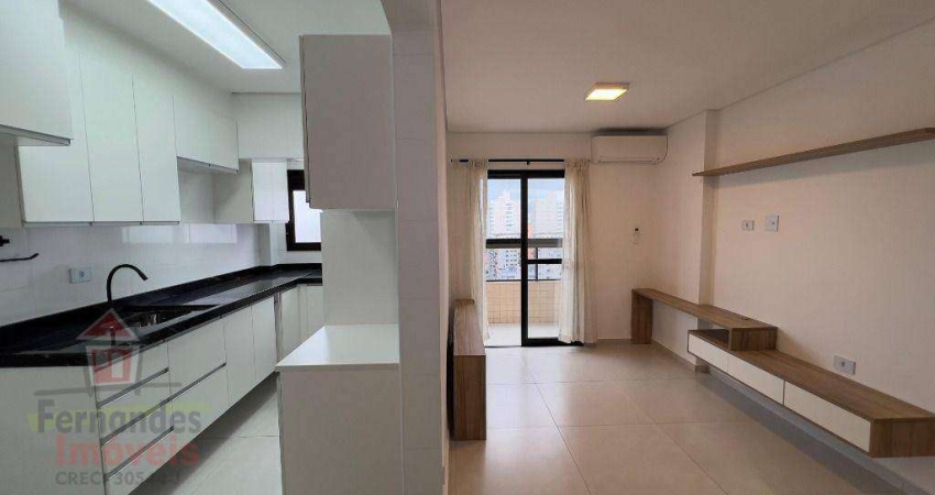 Belíssimo apartamento mobiliado vista mar 2 dormitórios 92 m² para venda por 680.000 Canto do Fote em Praia Grande/SP