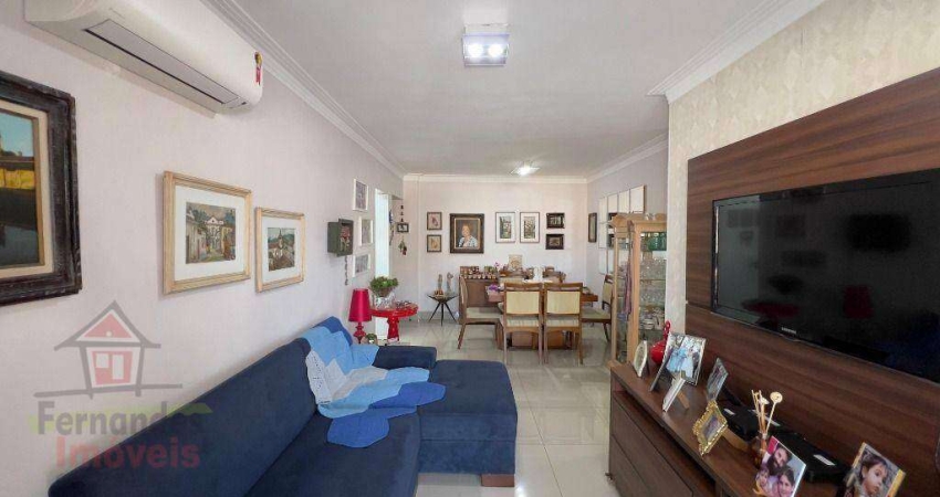 Apartamento alto padrão semi-mobiliado com 2 suítes mais dependência  para alugar definitivo  104 m² por R$ 5.000 mês  Boqueirão  Praia Grande SP