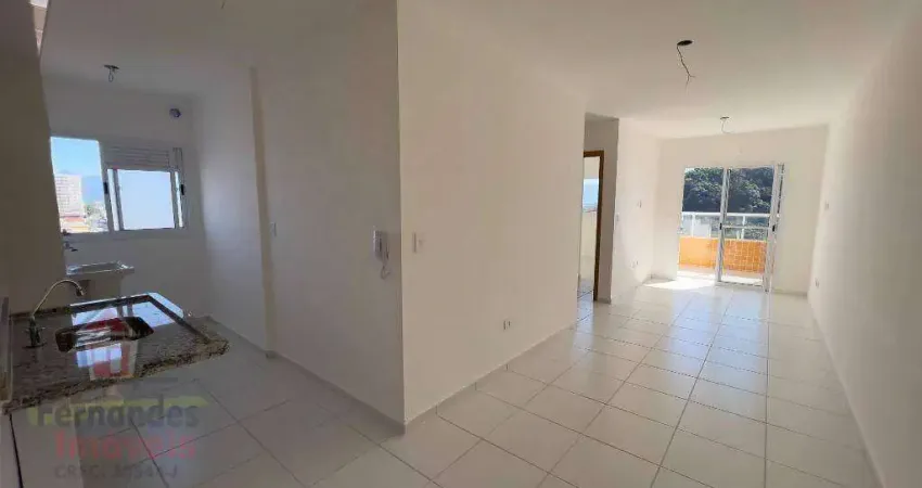 Apartamento novo com 2 dormitórios sendo 1 suíte, lazer completo à venda, 60 m² por R$ 390.000 - Boqueirão - Praia Grande/SP