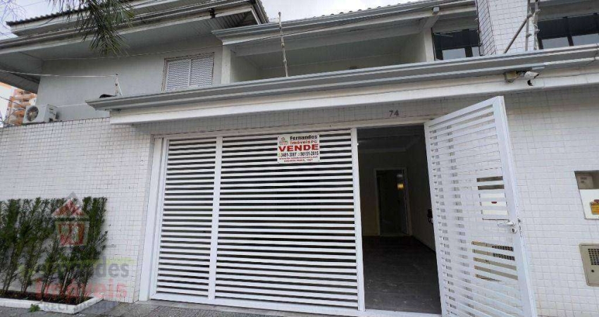 Sobrado no lado praia  com 4 dormitórios sendo 2 suítes para alugar definitivo pacote, 197 m² por R$ 6.800/mês - Boqueirão - Praia Grande/SP