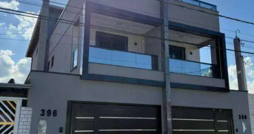 Sobrado novo  Triplex com 4 suítes à venda, 204 m² por R$ 1.690.000 - Boqueirão - Praia Grande/SP
