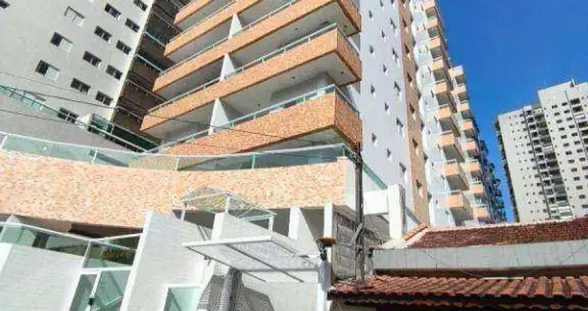 Apartamento novo 1 suíte 45 m² à venda por r$340.000 guilhermina praia grande