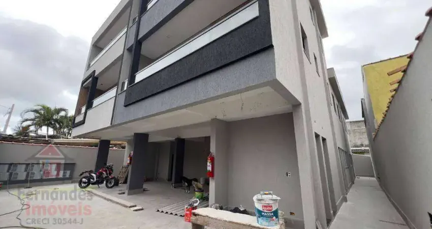 Sobrado novo em condomínio com 2 dormitórios à venda, 60 m² por r$ 360.000  tude bastos  praia grande sp