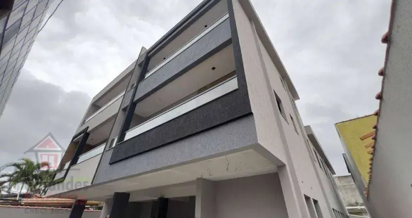 Sobrado novo fundos em condomínio fechado 2 quartos 60 m2 por r$390.000 tude bastos praia grande