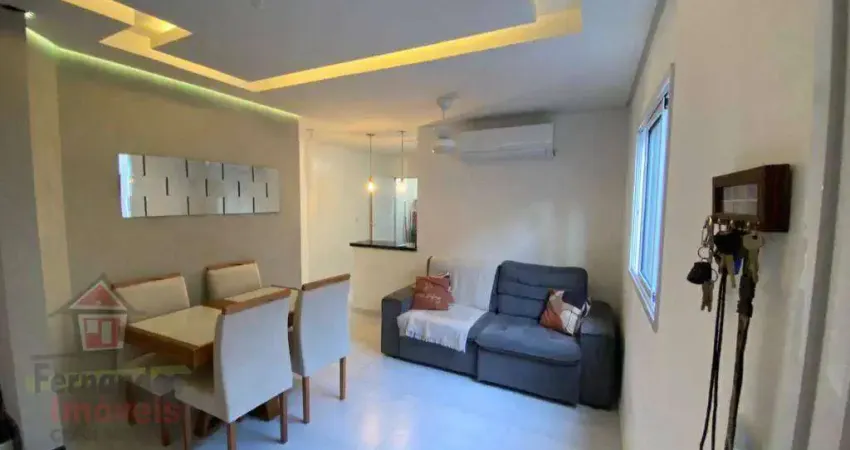 Sobrado semimobiliado em condomínio 2 suítes 60 m² por r$360.000 tude bastos praia grande sp.