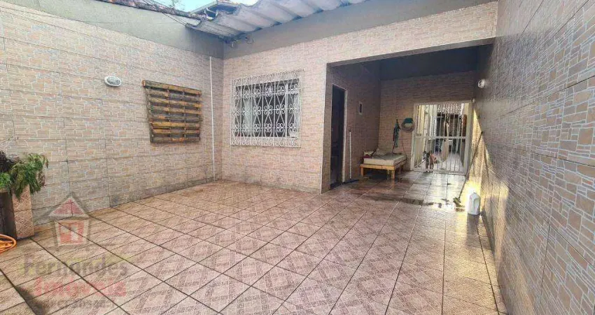 Casa térrea 2 quartos sendo 1 suíte à venda por r$650.000 lado praia canto do forte praia grande/sp.