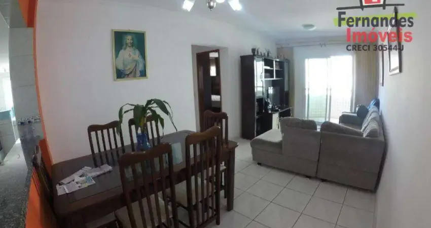 Apartamento com 2 dormitórios para alugar, 71 m² por R$ 2.800,00/mês - Tupi - Praia Grande/SP