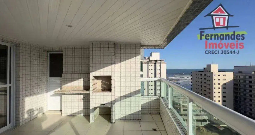 Apartamento novo pronto 139 m2 entrada de r$280.000  guilhermina praia grande