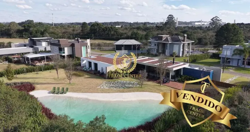 Casa térrea estilo minimalista, no condomínio haras bom pastor