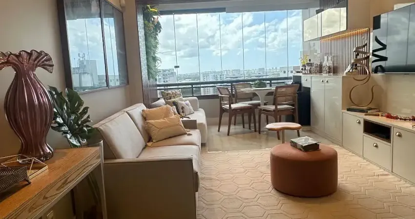 Apartamento 78m² em Alphaville I – Porteira Fechada com Mobiliário Premium