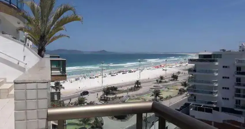 Cobertura para venda em cabo frio, braga, 4 dormitórios, 3 suítes, 5 banheiros, 1 vaga