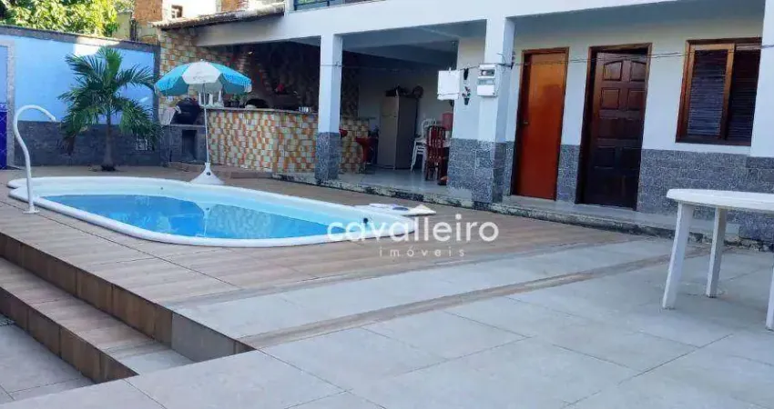 Casa com 4 quartos, sendo 2 suítes, com à 200 m², à venda por R$ 550.000 - Maricá/RJ