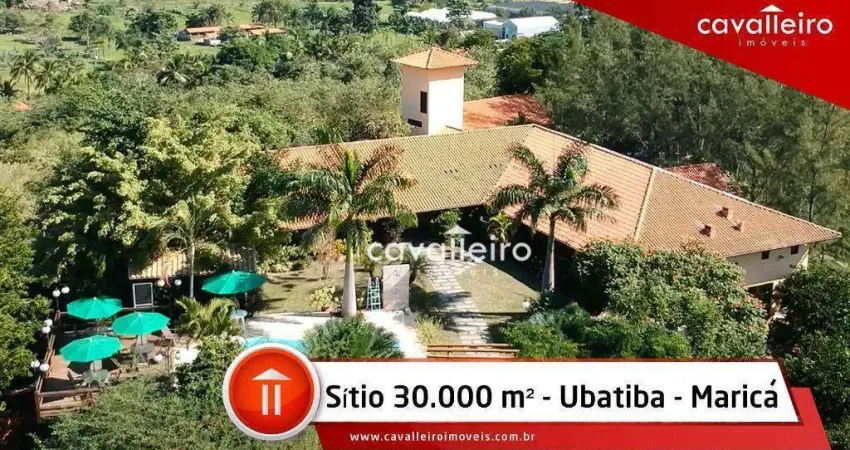 Sítio em Condomínio Rural , com 5 dormitórios à venda, 30000 m² por R$ 3.800.000 - Ubatiba - Maricá/RJ