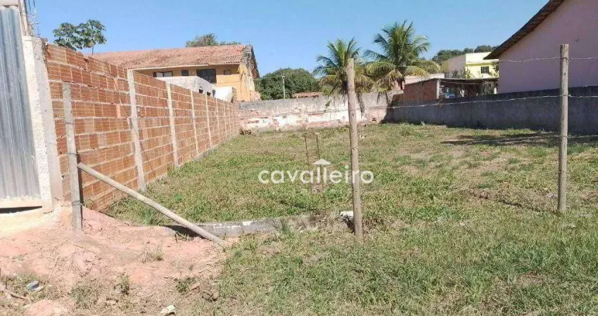 Terreno à venda, 360 m² por R$ 160.000,00 - Jacaroá - Maricá/RJ
