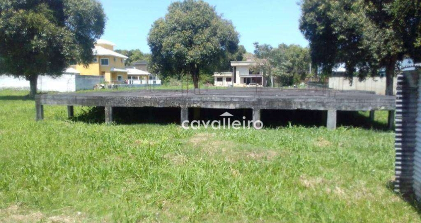 Terreno à venda, 612 m² por R$ 140.000,00 - Ubatiba - Maricá/RJ